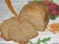 Хлеб из цельнозерновой муки с овсяными хлопьями