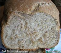 Хлеб деревенский на кефире